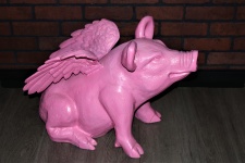 Pink Pig With Wings
