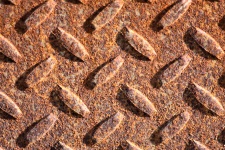 Rusty Diamond Plate Background