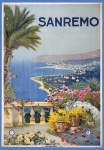 Sanremo Italy Travel Poster
