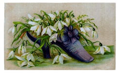 Shoe Flowers Vintage