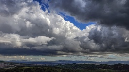 Storm Clouds Landscape View