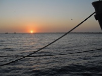 Sun Setting Over Walvis Bay