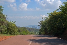 Tarred Road With View On City