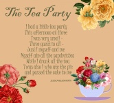 Tea Party Vintage Poem