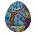 Tree Heart Easter Egg