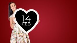 Valentine Woman With Heart
