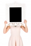 Woman With A Picture Frame