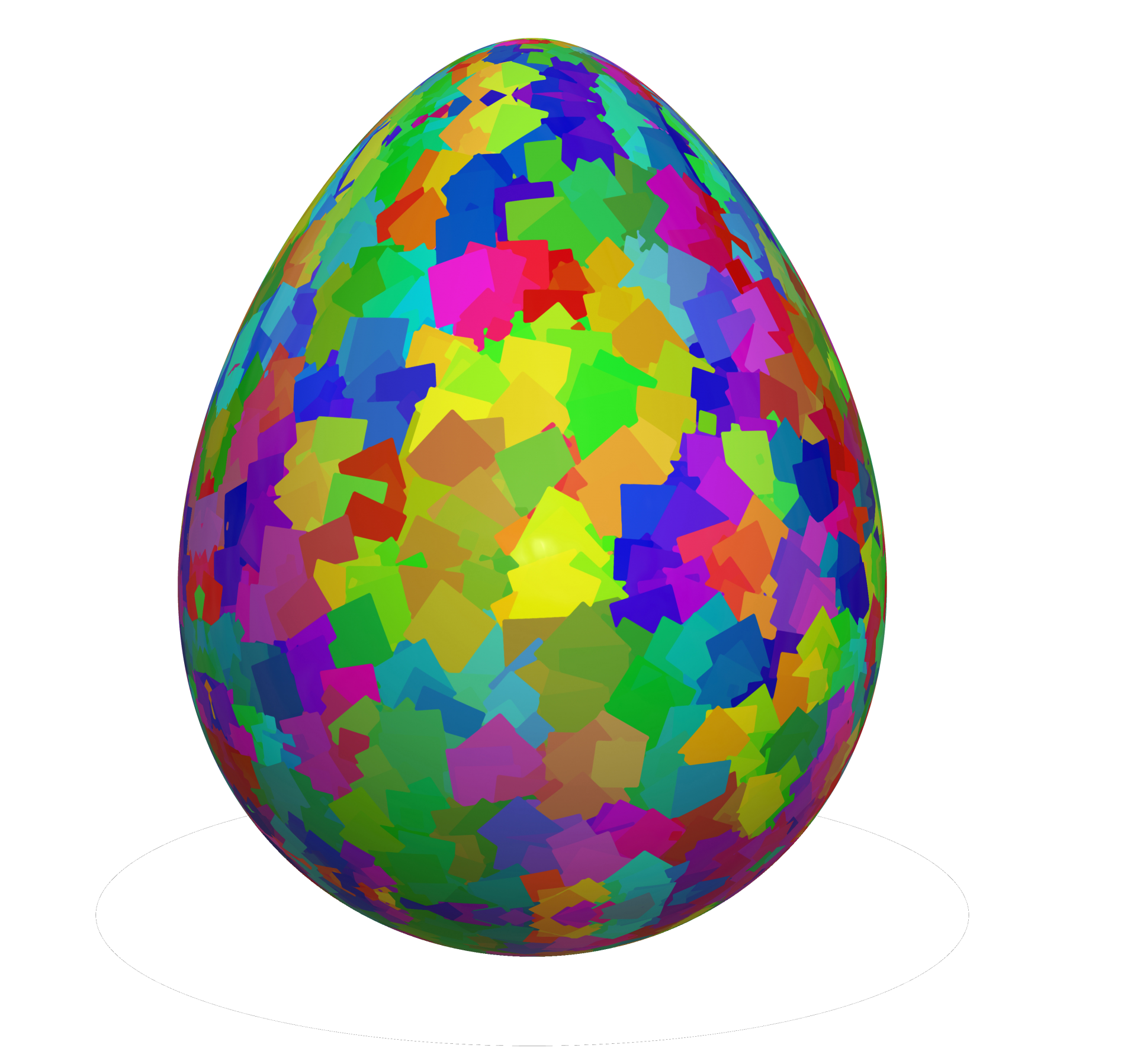 Colorful Easter Egg PNG