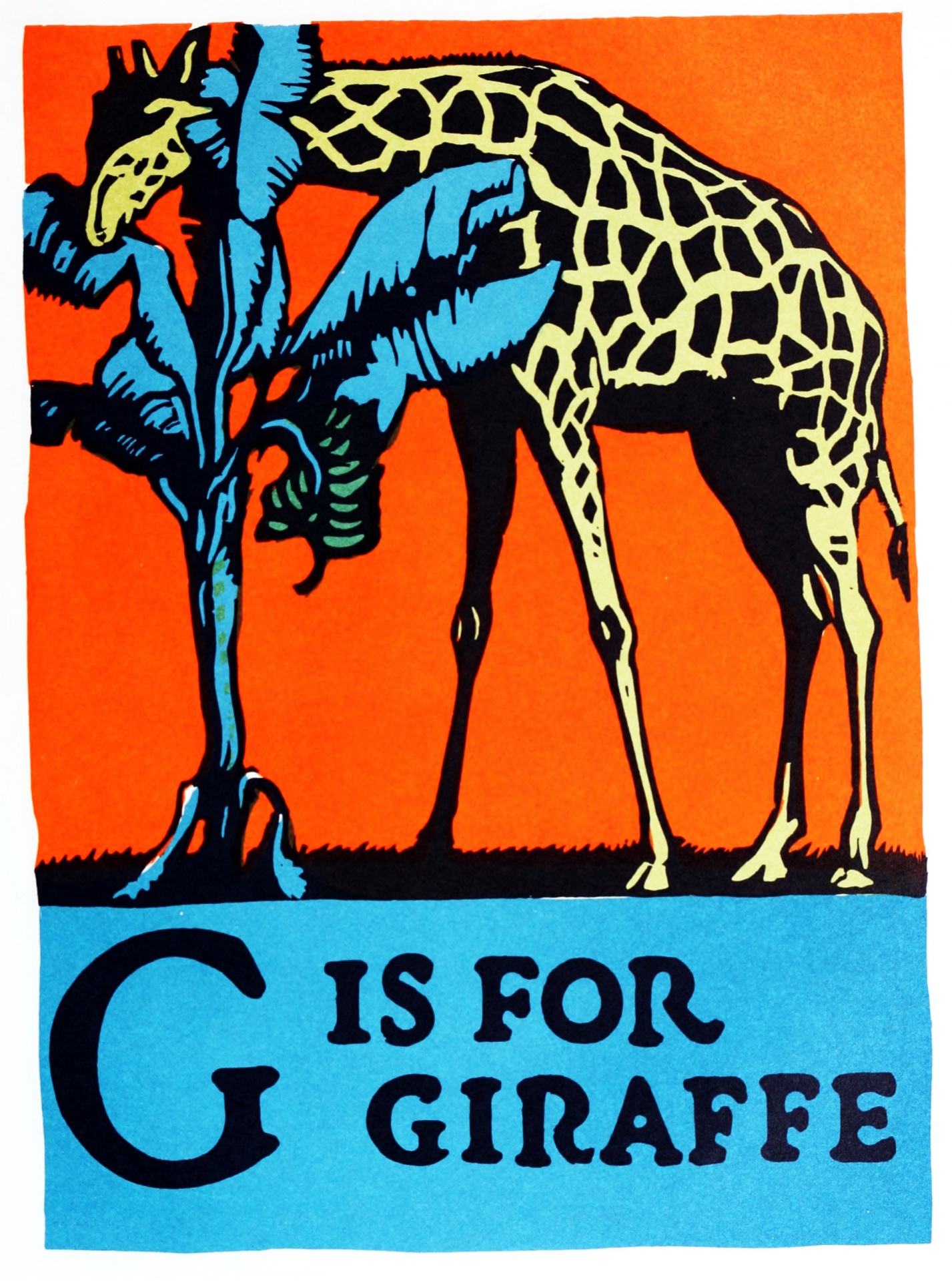 G Is For Giraffe ABC 1923