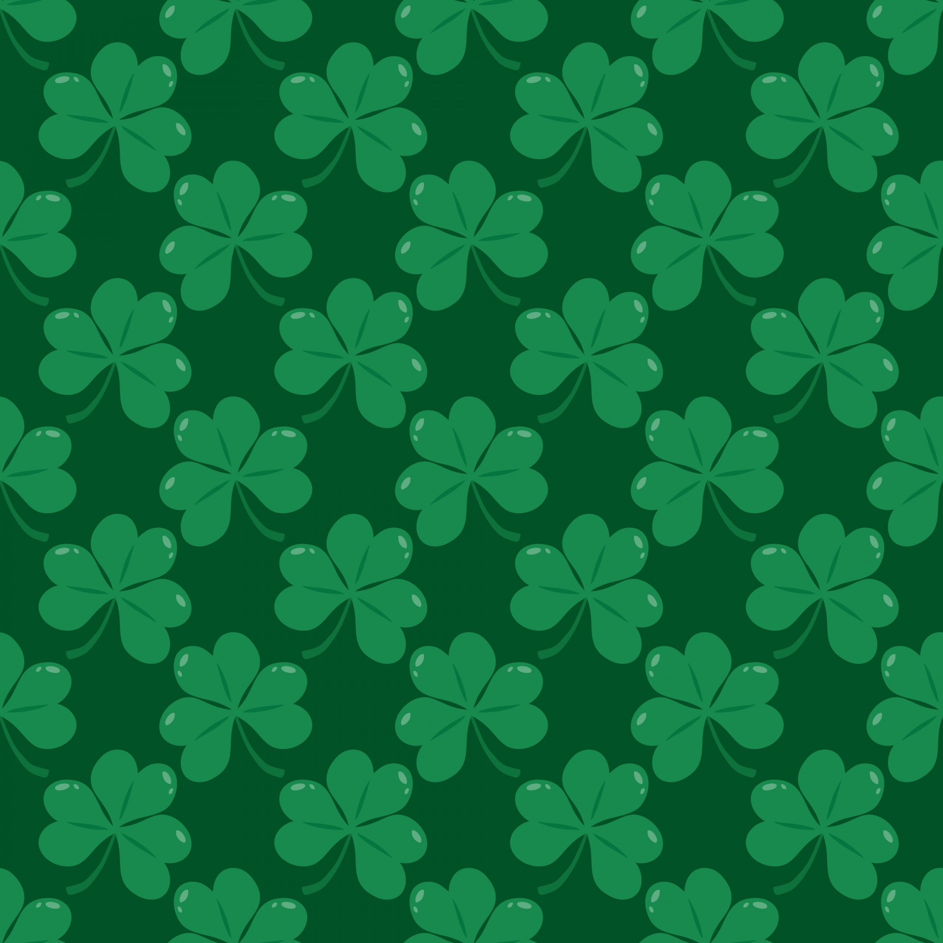 Shamrock wallpaper pattern seamless background ideal for st patrick's day