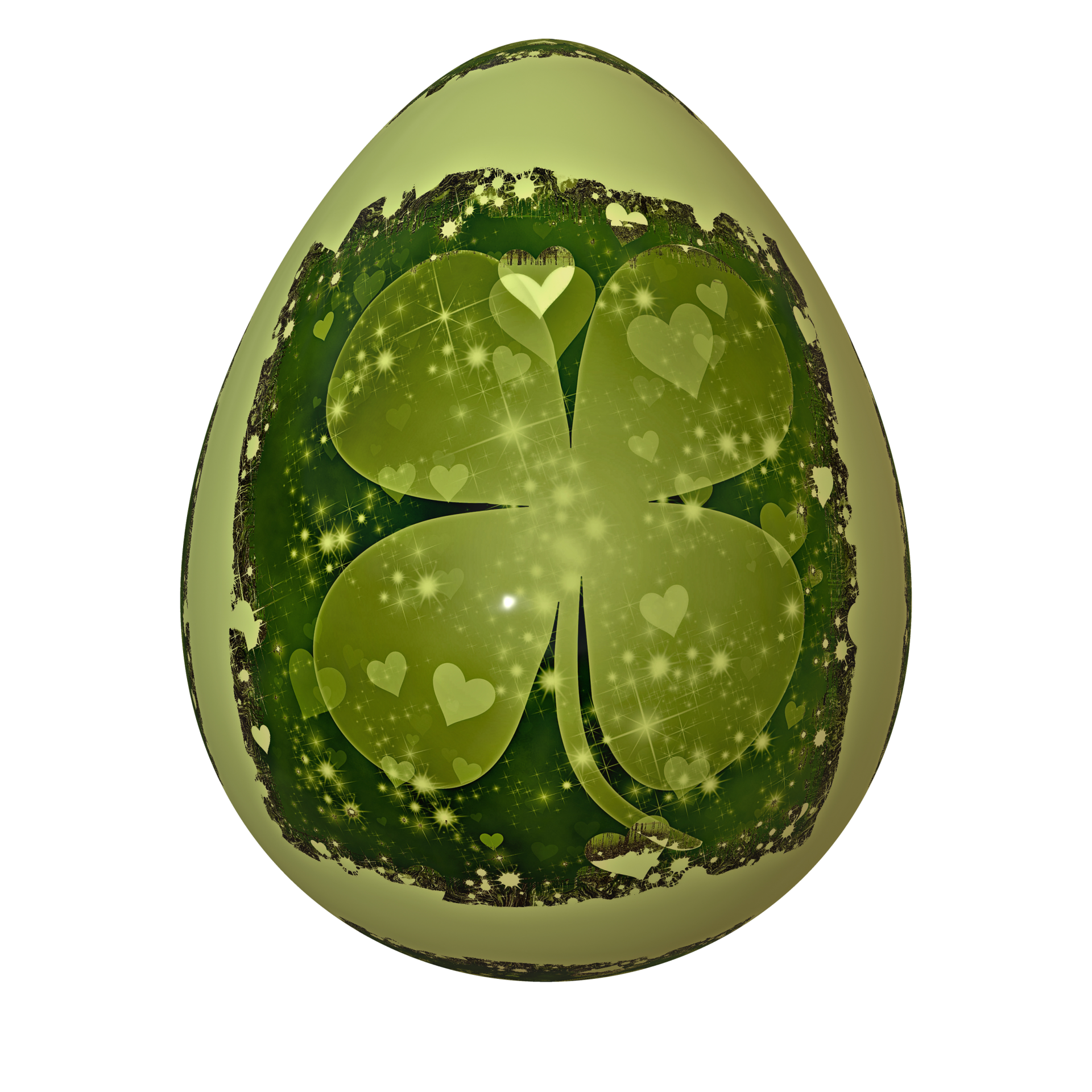 St. Patrick's Day Egg PNG