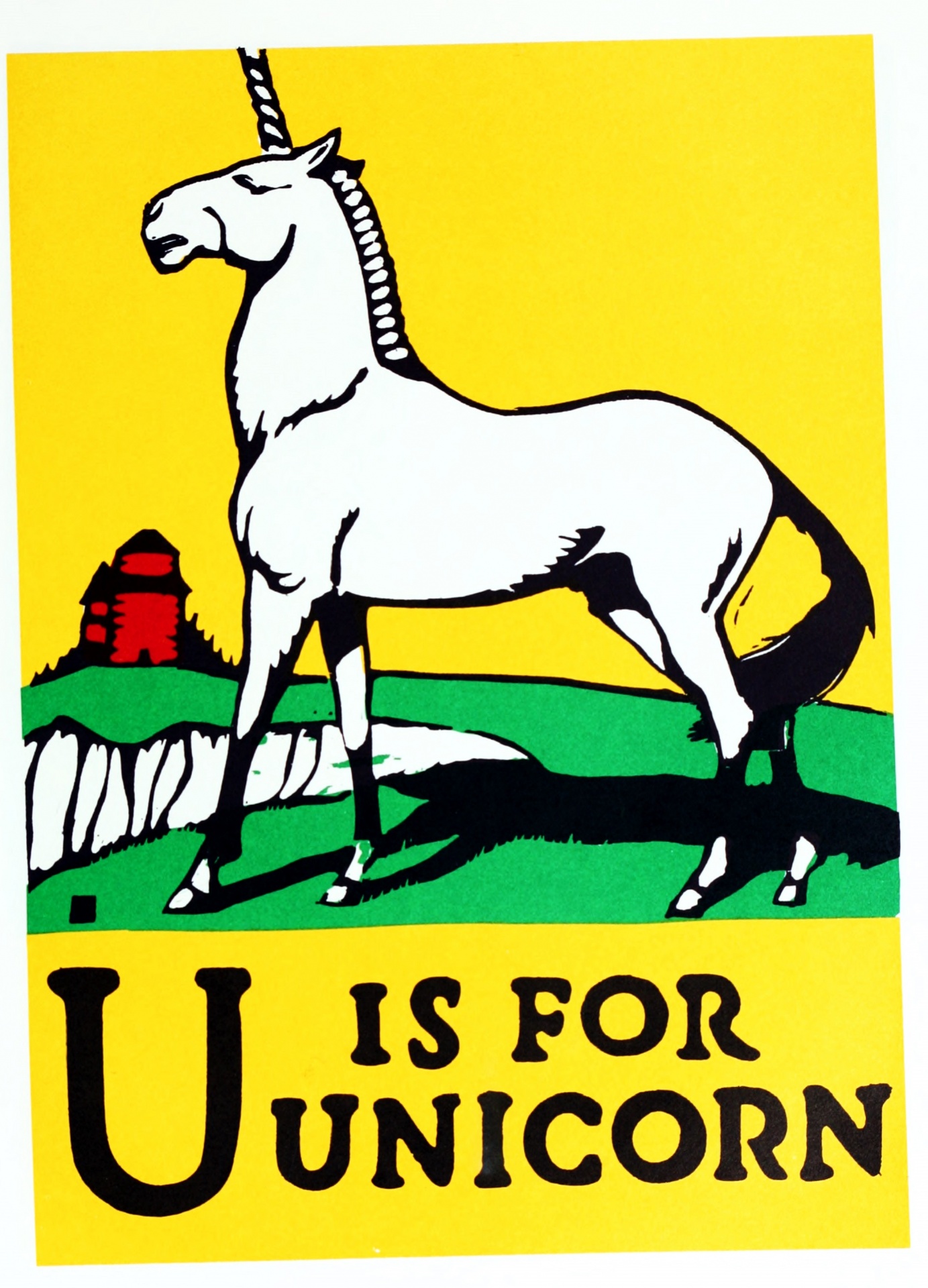 U Is For Unicorn ABC 1923