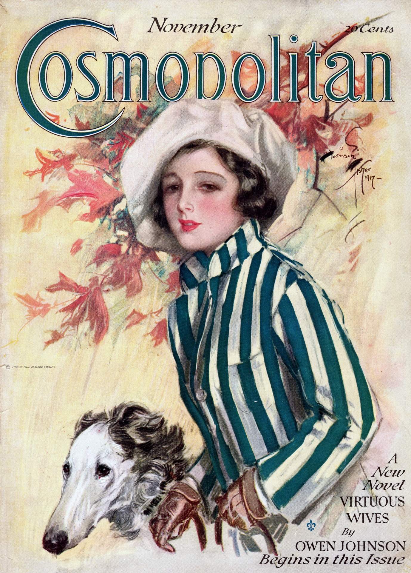 Woman Vintage Magazine Cover