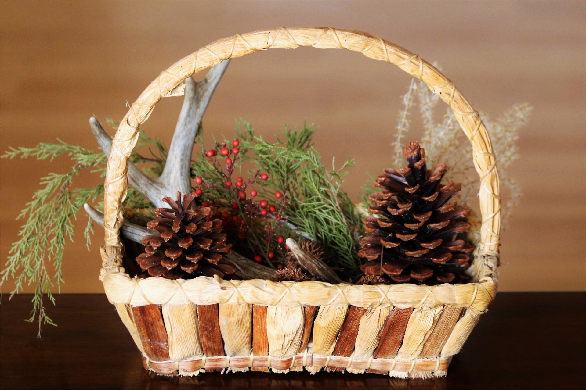 Woodland Nature In Basket