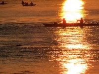 Kayaking Into The Sunset