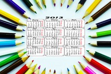 Pencil Calendar 2013