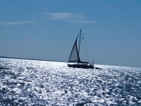 Sailboat On Lake Huron