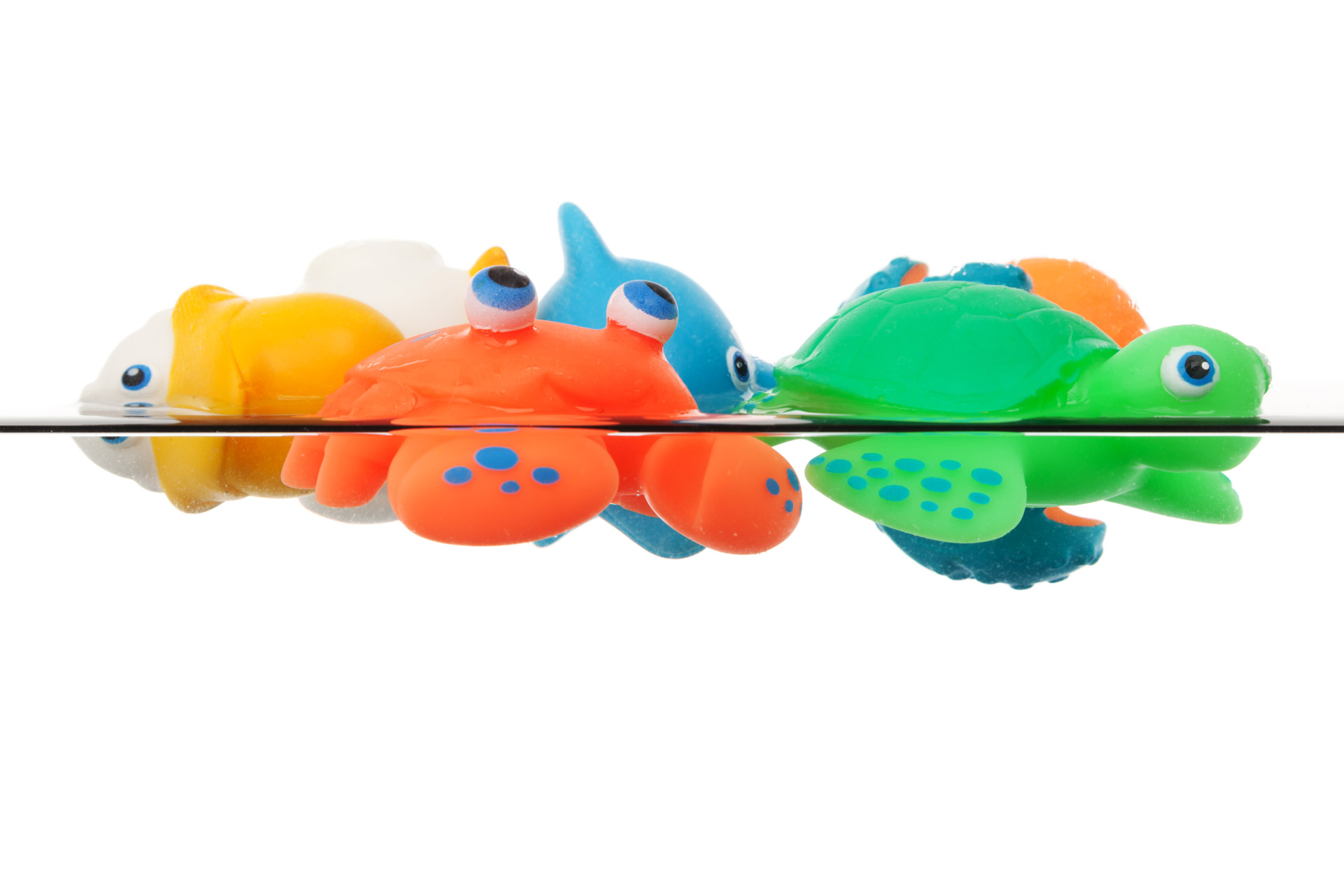 Bath Toys In Water
