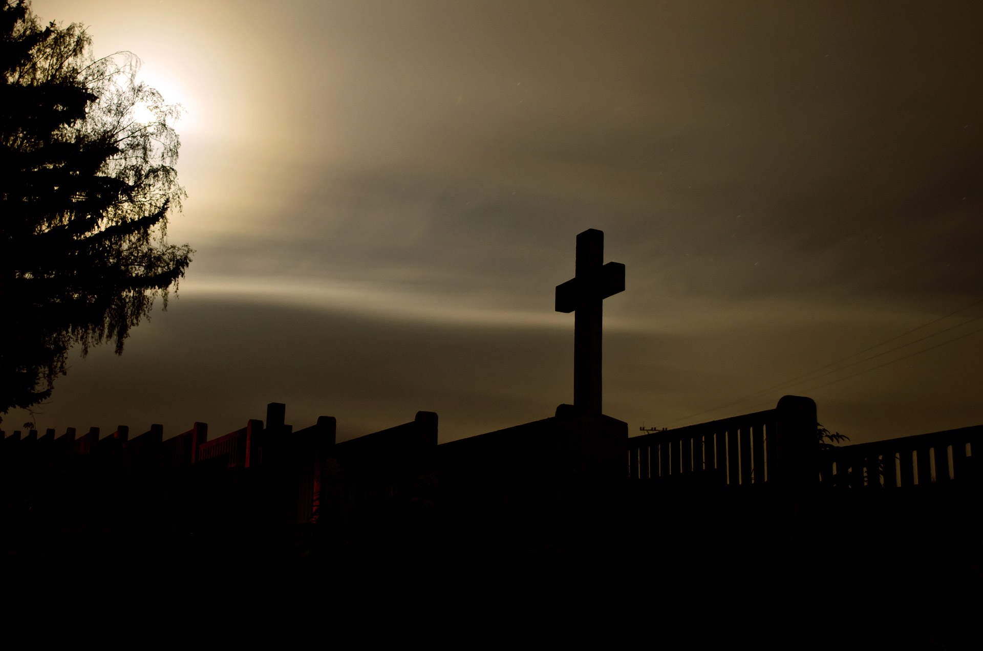 Cross In A Cemetery