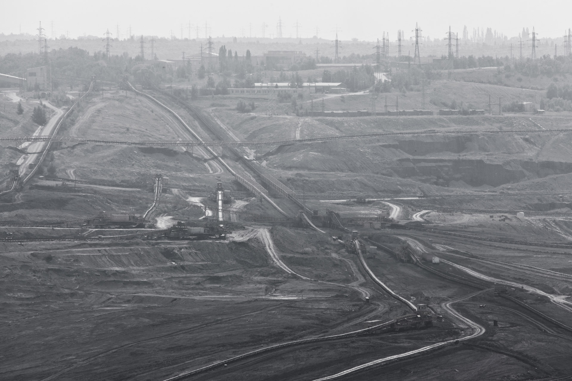 Open-pit mining in Northern Czech Republic