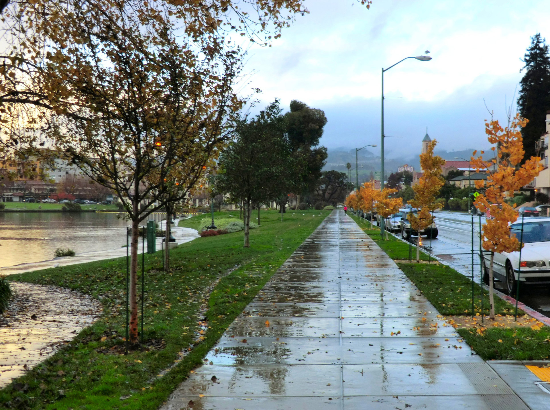 Rainy Sidewalk 6049