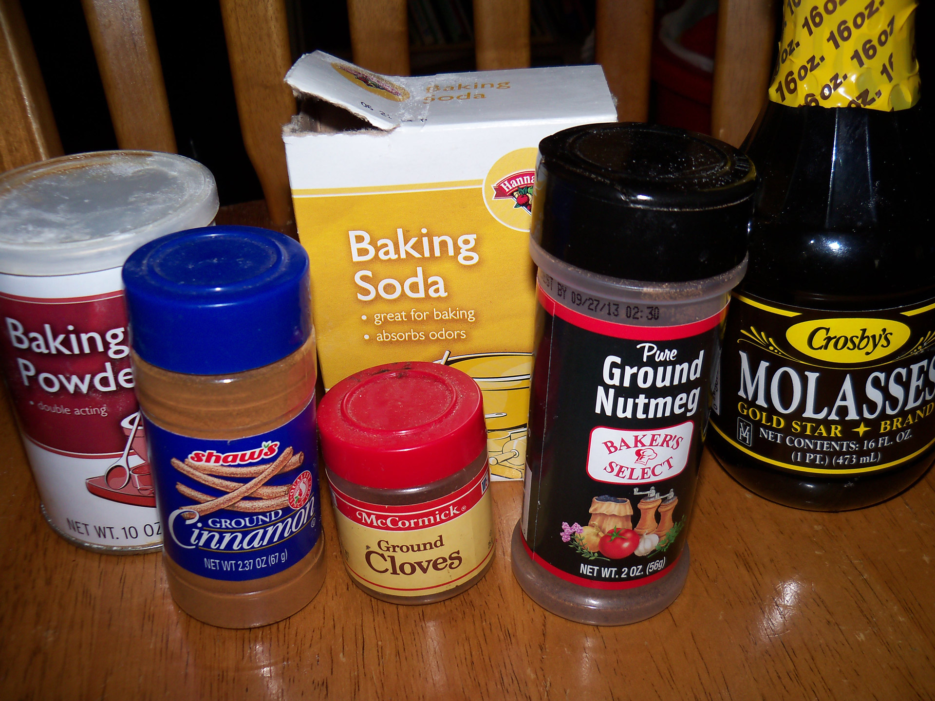 photo of baking supplies and spices