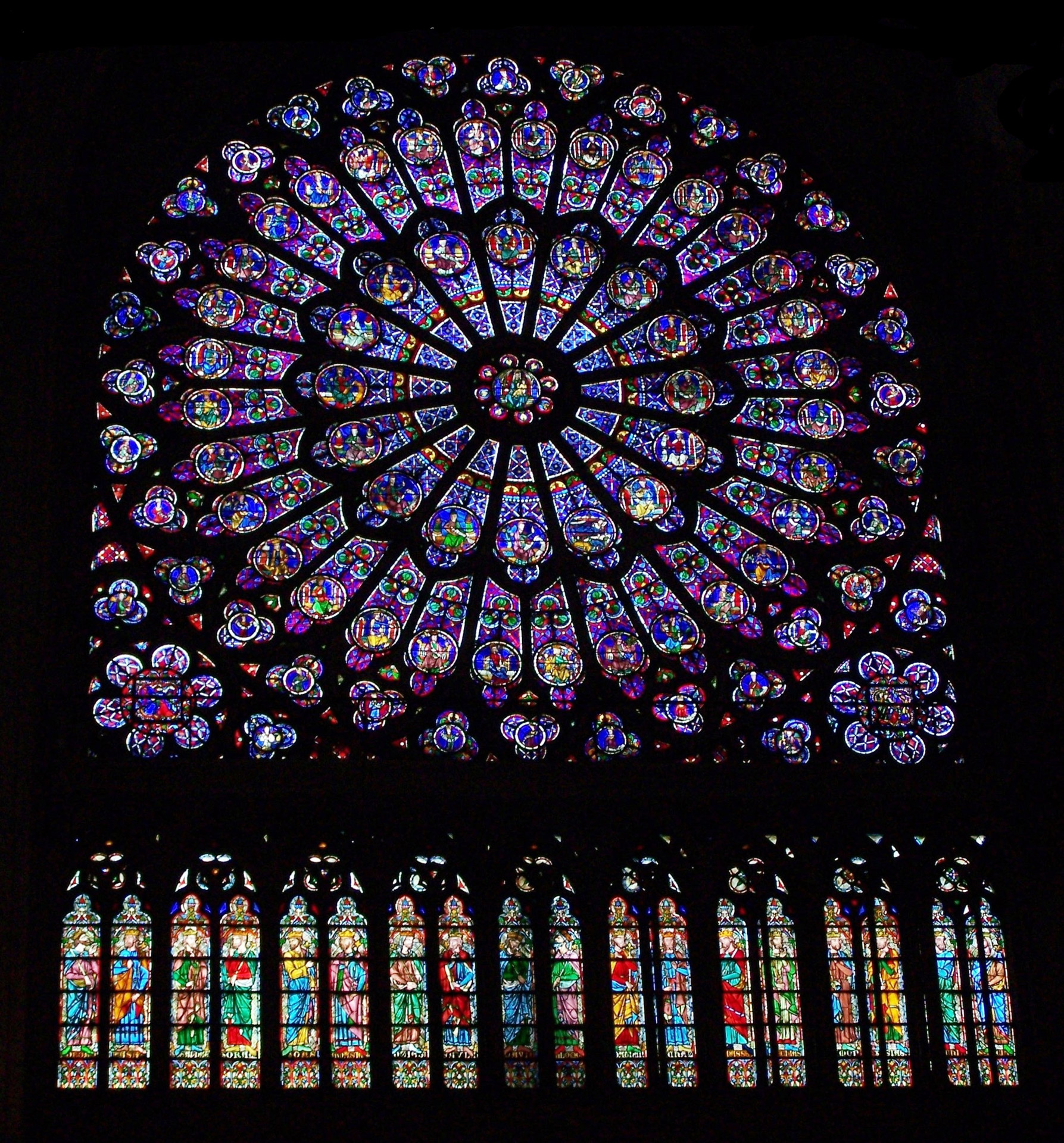 The Full Stained Glass Window