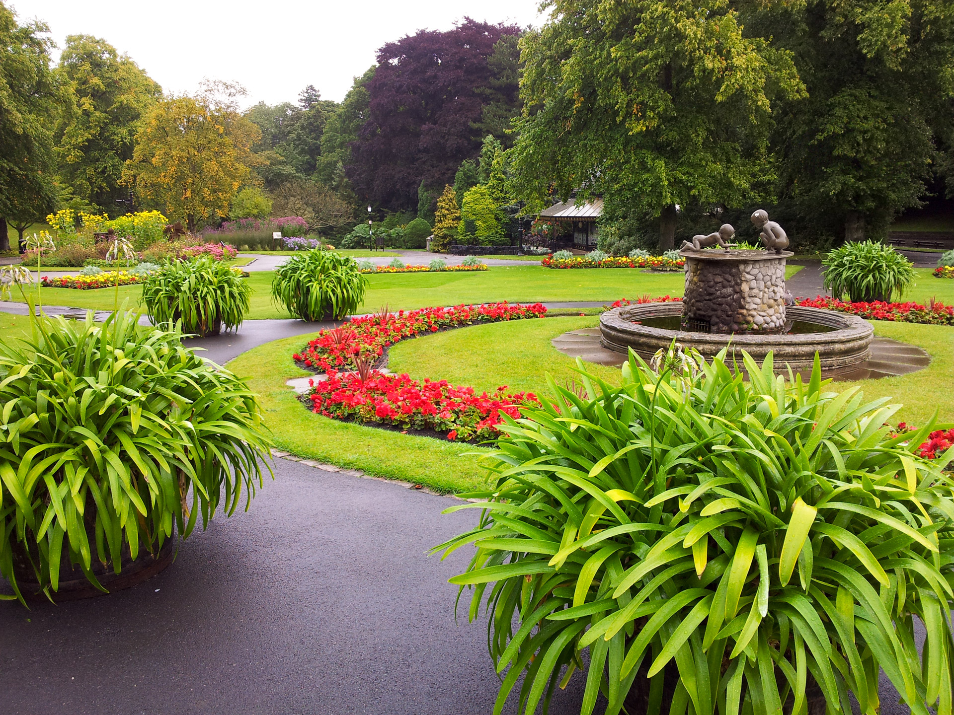 Valley gardens in Harrogate
