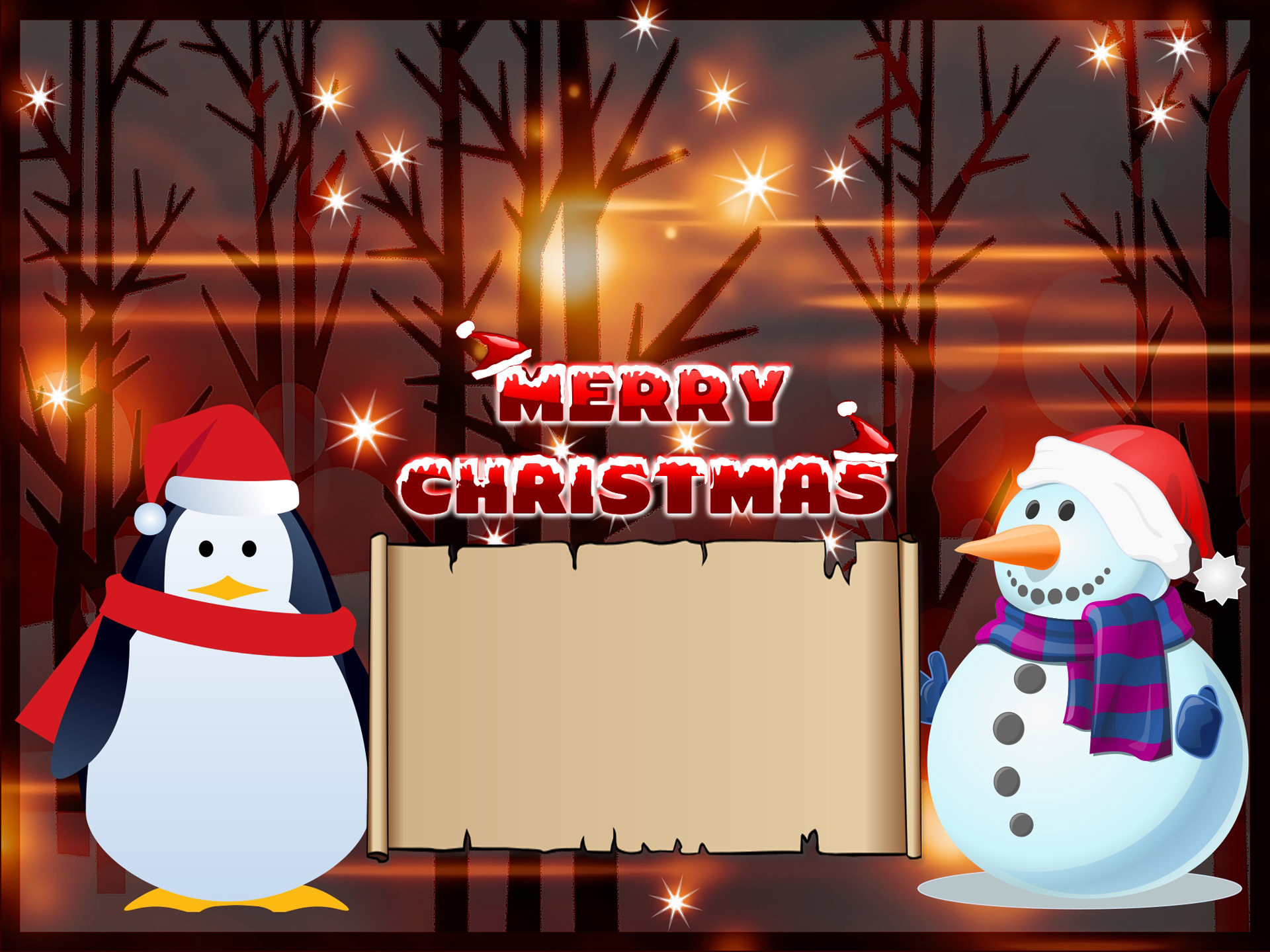 Christmas card background free Openclipart.org