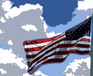 Artistic American Flag
