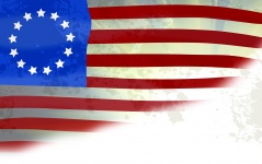 Betsy Ross Flag Distressed