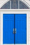 Blue Church Door