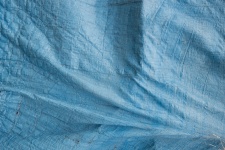 Blue Plastic Fabric Texture