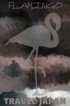 Flamingo Travel Poster Japan