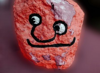 Funny Face On Rock