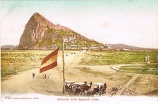 Gibraltar From Spanish Lines 1909
