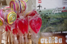 Heart And Spiral Lollipops For Sale