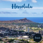 Honolulu Travel Poster