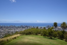 Mountaintop View Of Honolulu Hawaii