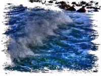Ocean Wave Abstract Art