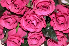 Pink Rose Bouquet Close-up