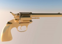Pistol In Gold