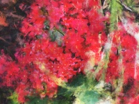 Red Bouquet Oil Painting