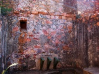 Rough Interior Wall Of Old Stable