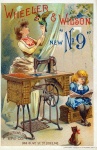 Sewing Machine Vintage Poster