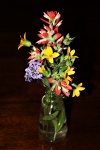 Spring Wildflowers In Vase
