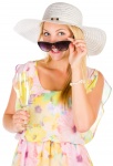 Summer Woman With Sunglasses