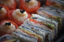 Sushi Platter Close Up