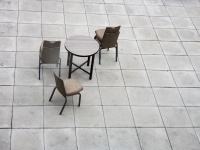 Tables And Chairs From Above