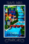 Travel Poster Vintage Paris